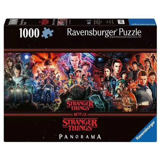 Stranger Things 1000 Piece Panoramic Jigsaw Puzzle