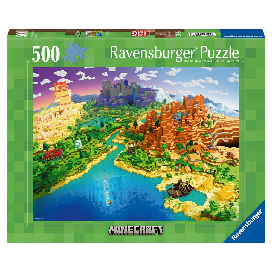 Minecraft 500 Piece Challenge Jigsaw Puzzle