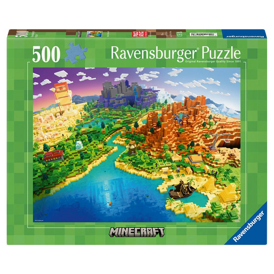 Minecraft 500 Piece Challenge Jigsaw Puzzle