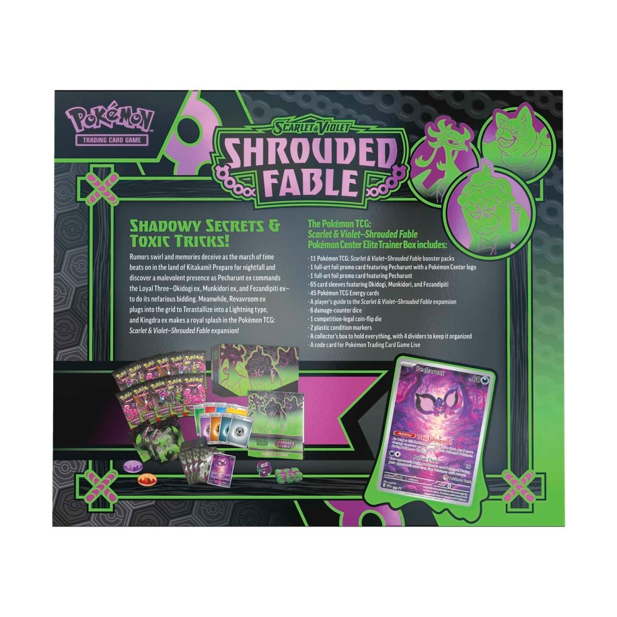 Shrouded Fable POKEMON CENTER Elite Trainer Box S&V Pokémon TCG
