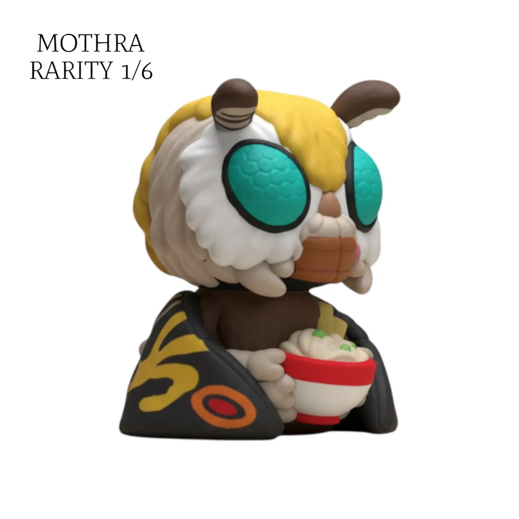 Rokimoto Godzilla Ramen Cup Figures Blind Boxes