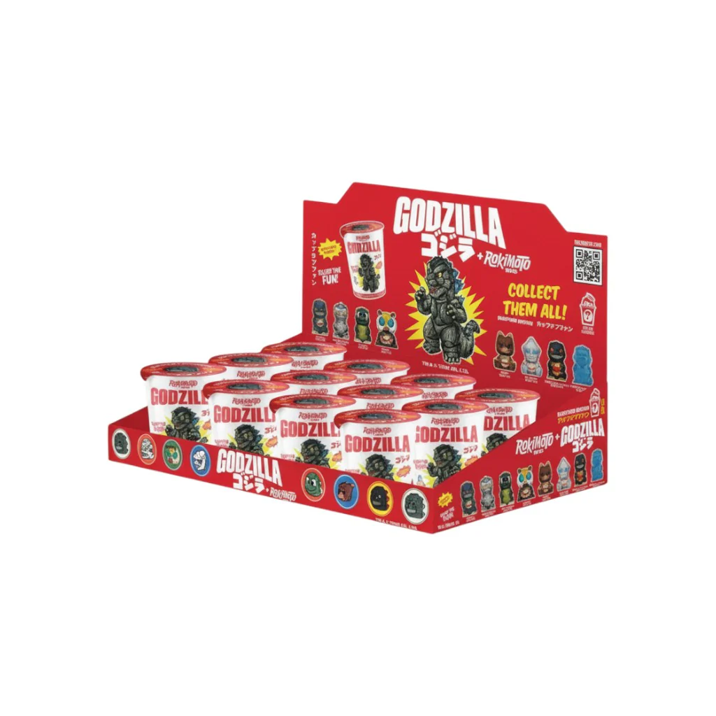 Rokimoto Godzilla Ramen Cup Figures Blind Boxes