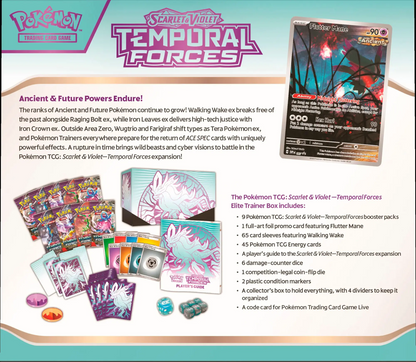 Temporal Forces S&V Elite Trainer Box (Various) S&V Pokémon TCG