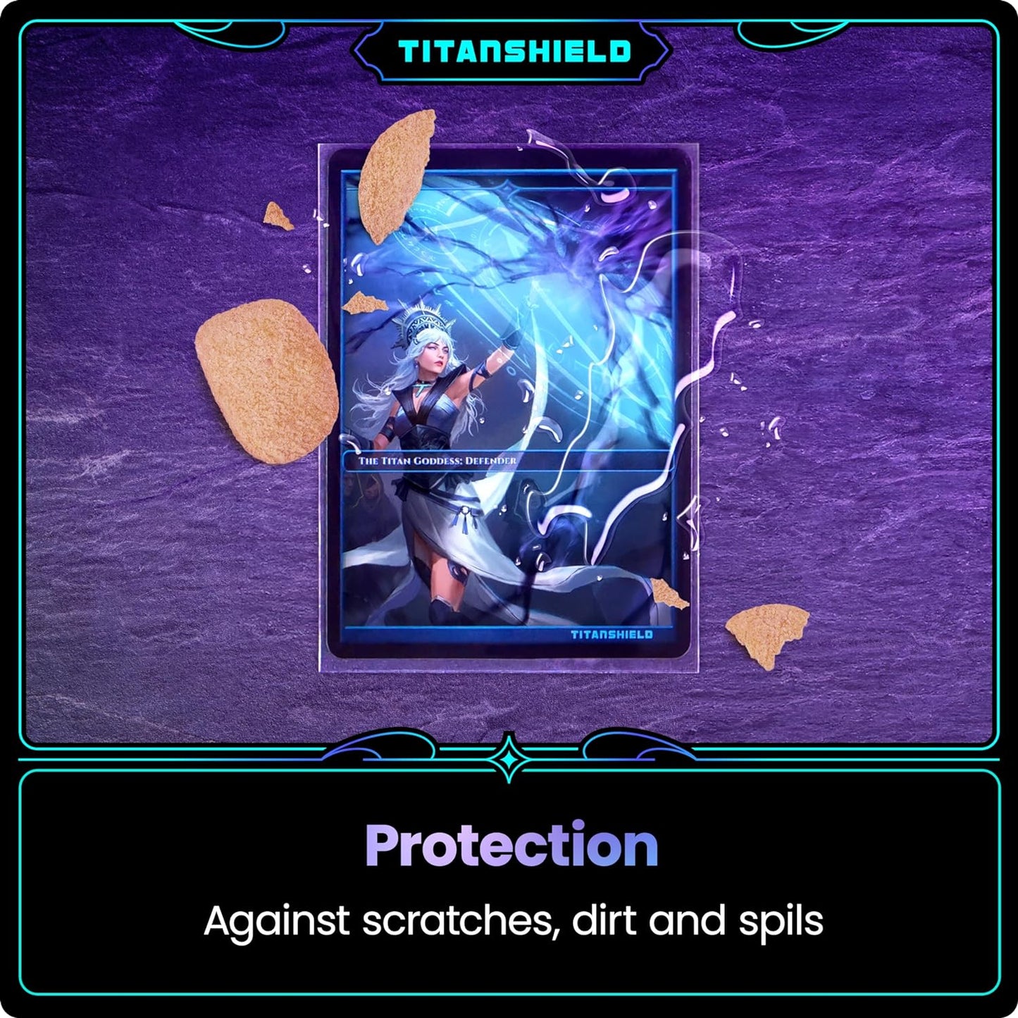 TitanShield Premium Clear Card Sleeves 3-Pack (150 Sleeves Total)