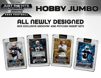 2026 Wild Card Alumination "Just The Hits" Football Jumbo Hobby Box ***LIMIT 5***