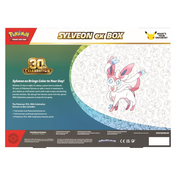 30th Celebration Sylveon ex Box