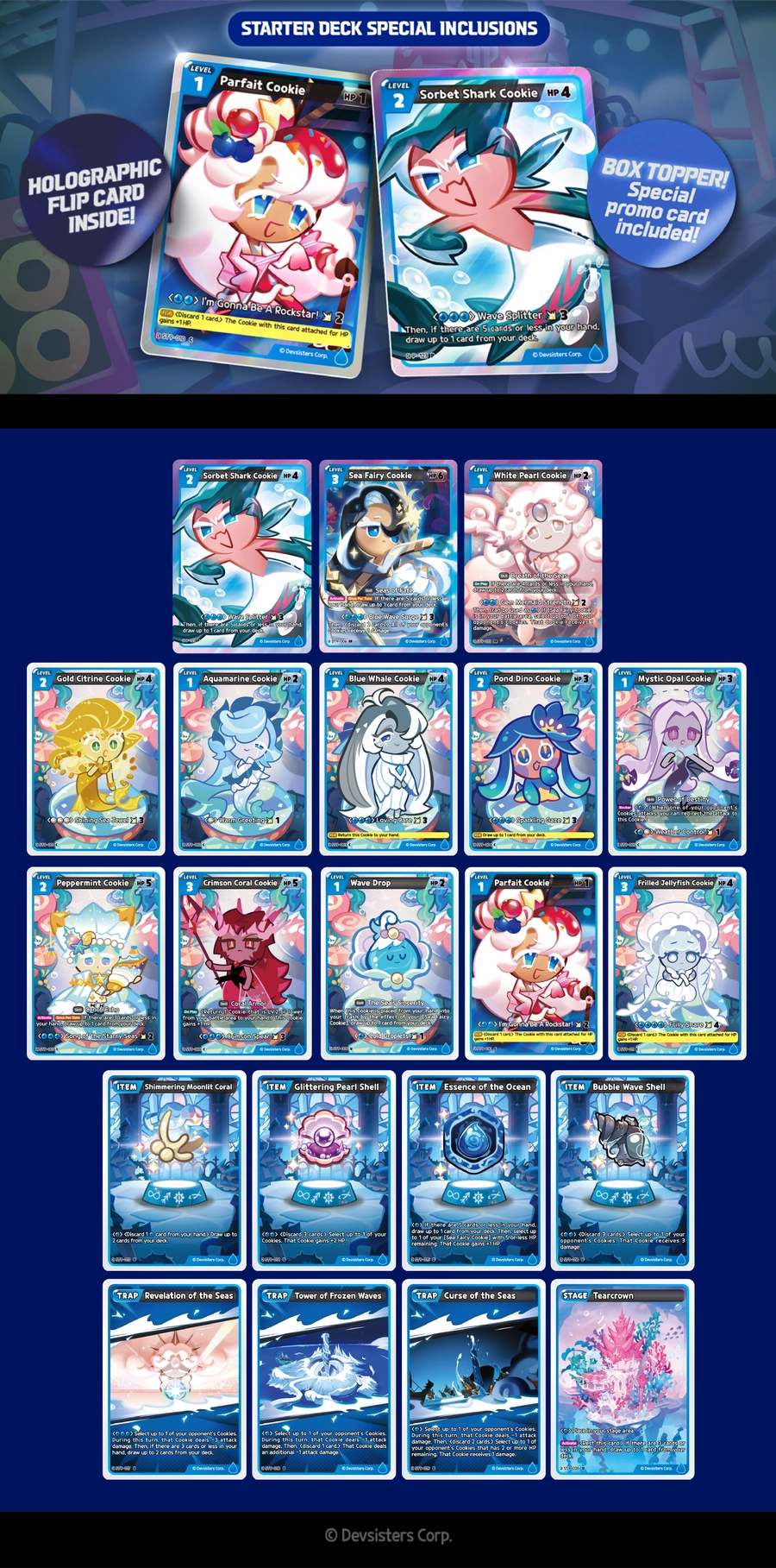 CookieRun Braverse TCG: Seas of Fate Starter Deck