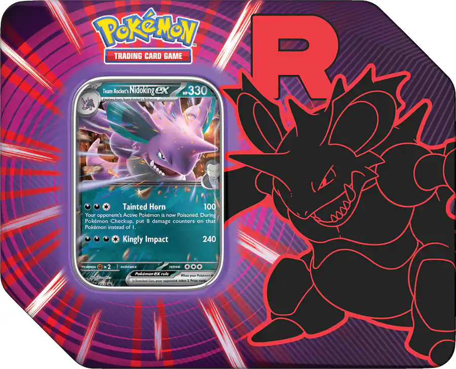 Team Rocket Tin Pokemon TCG