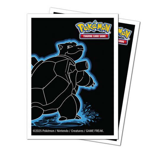 Ultra Pro Deck Protectors: Pokémon Apex - Neon Kanto Blastoise (105ct)