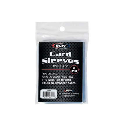 BCW Standard Card Sleeves 100-Pack