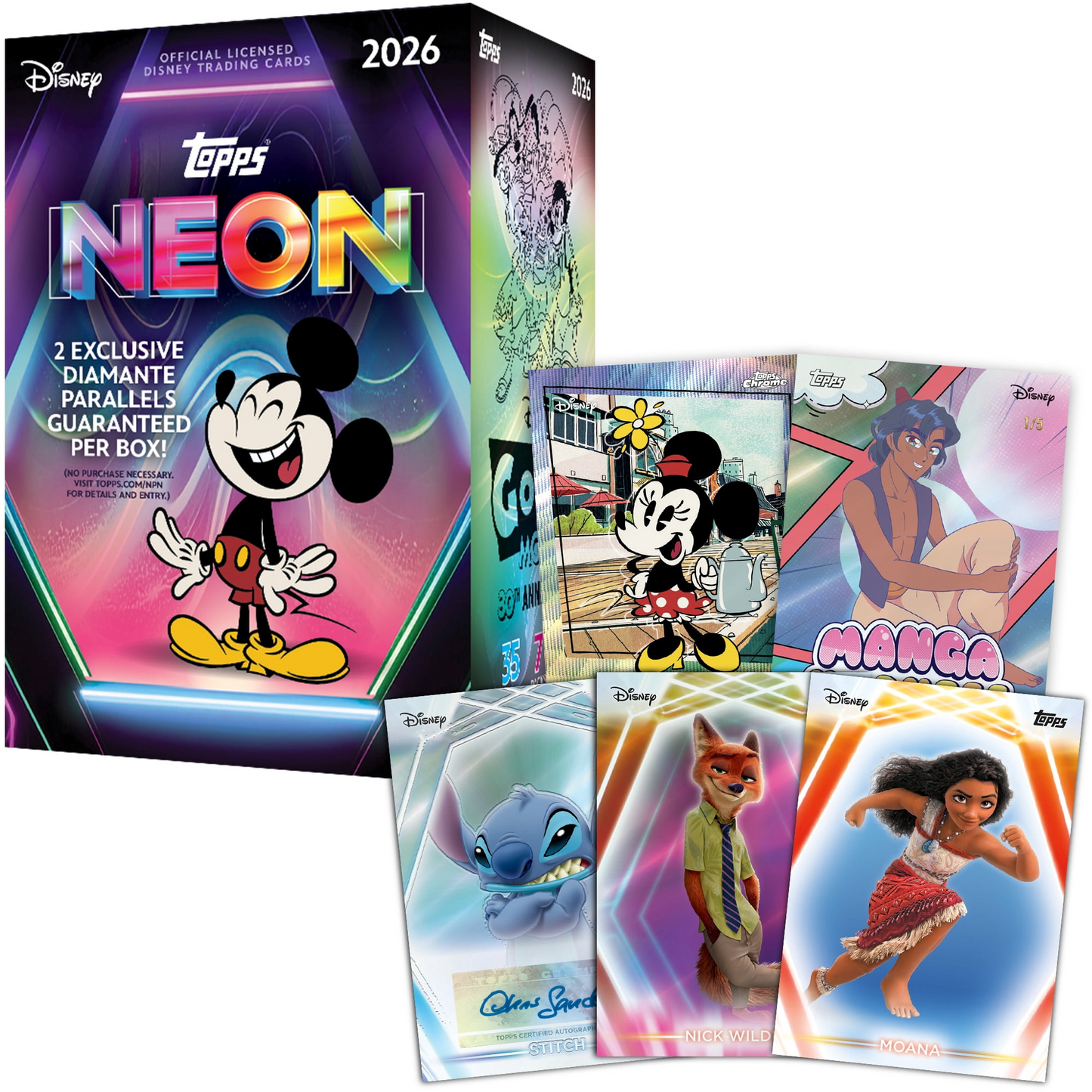 2026 Topps Disney Neon Value Box