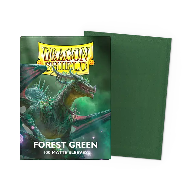 Dragon Shield Sleeves - Matte Forest Green