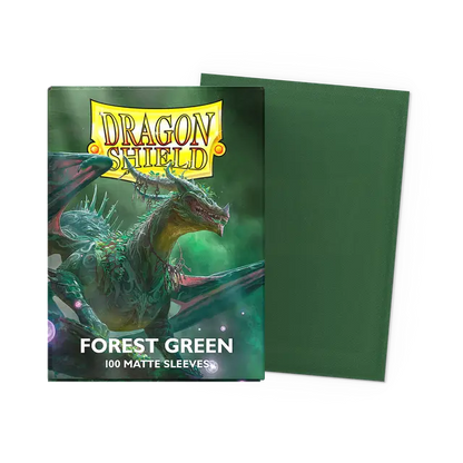 Dragon Shield Sleeves - Matte Forest Green
