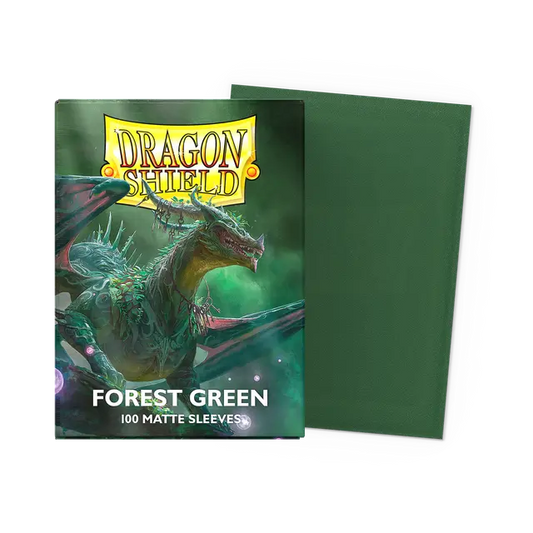 Dragon Shield Sleeves - Matte Forest Green