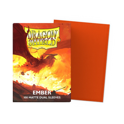 Dragon Shield Sleeves - Dual Matte Ember