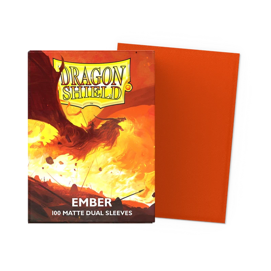 Dragon Shield Sleeves - Dual Matte Ember