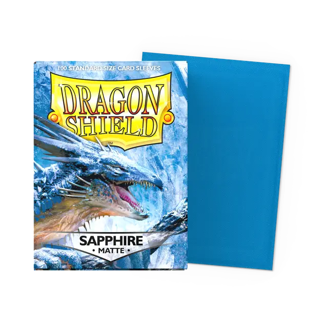 Dragon Shield Sleeves - Matte Sapphire