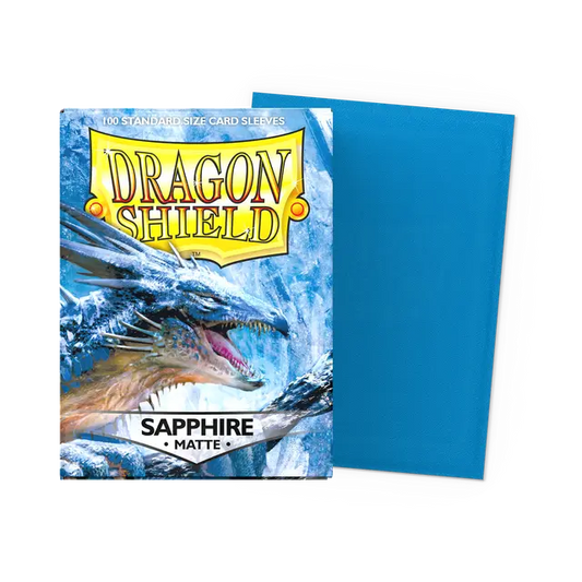 Dragon Shield Sleeves - Matte Sapphire
