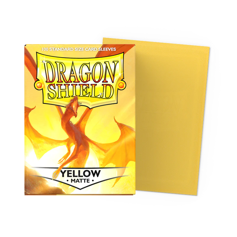 Dragon Shield Sleeves - Matte Yellow