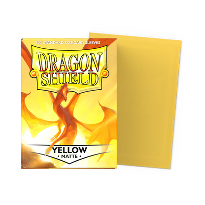 Dragon Shield Sleeves - Matte Yellow