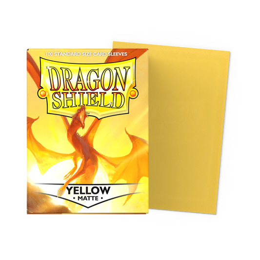 Dragon Shield Sleeves - Matte Yellow