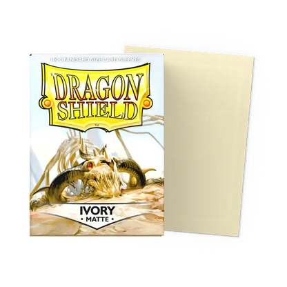Dragon Shield Sleeves - Matte Ivory