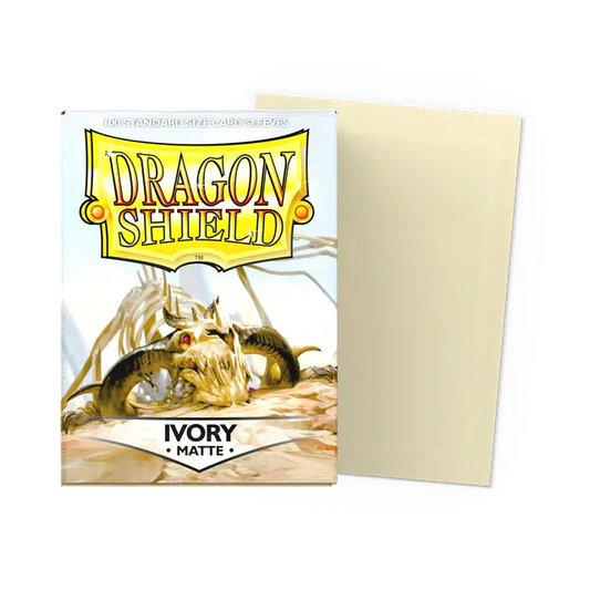 Dragon Shield Sleeves - Matte Ivory