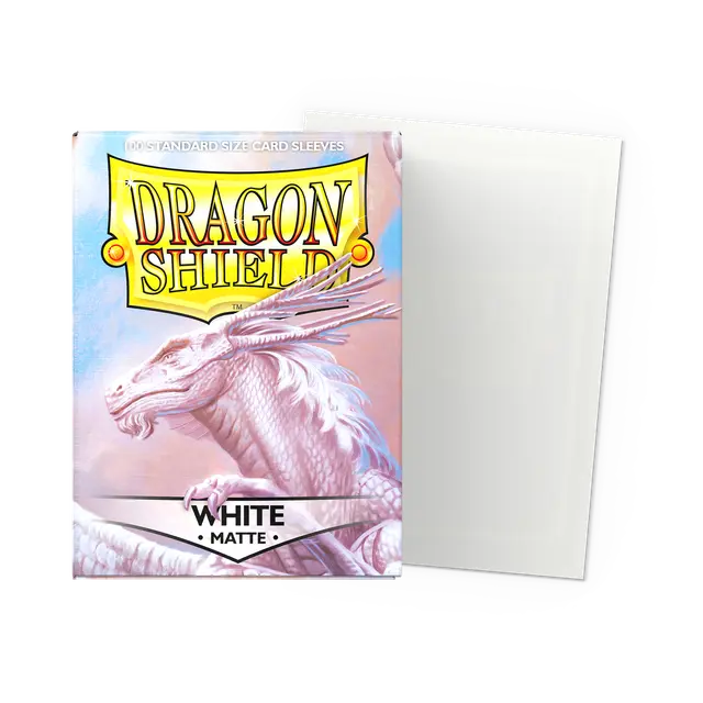 Dragon Shield Sleeves - Matte White