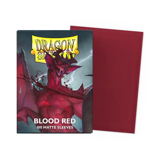 Dragon Shield Sleeves - Matte Blood Red