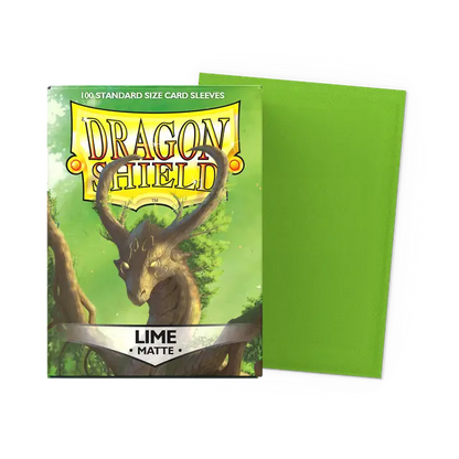 Dragon Shield Sleeves - Matte Lime