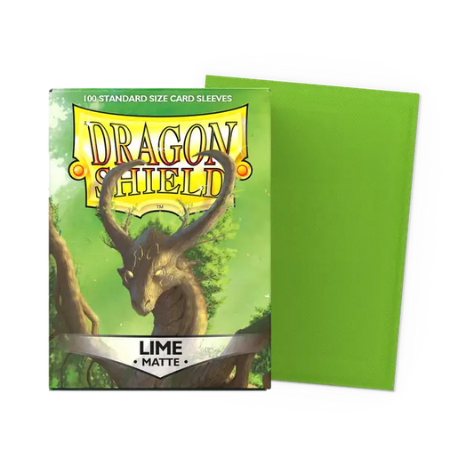 Dragon Shield Sleeves - Matte Lime
