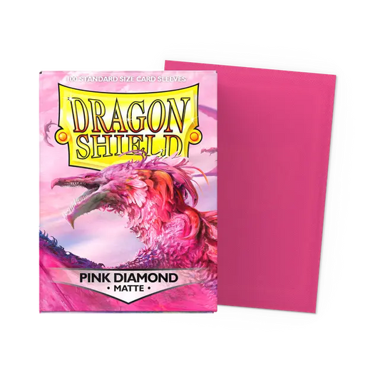 Dragon Shield Sleeves - Matte Pink Diamond