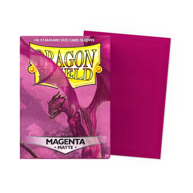Dragon Shield Sleeves - Matte Magenta