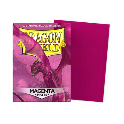 Dragon Shield Sleeves - Matte Magenta