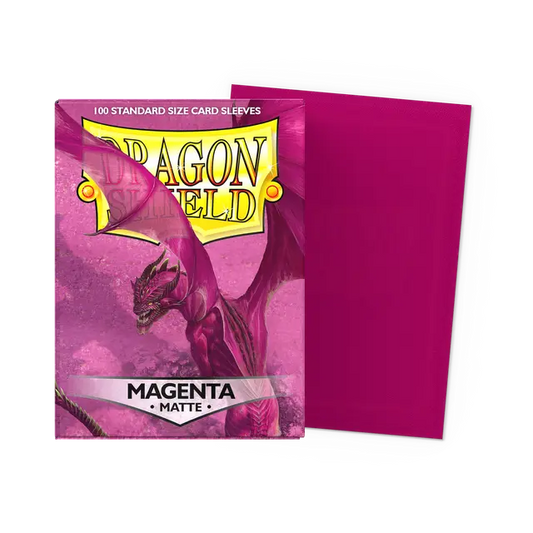 Dragon Shield Sleeves - Matte Magenta