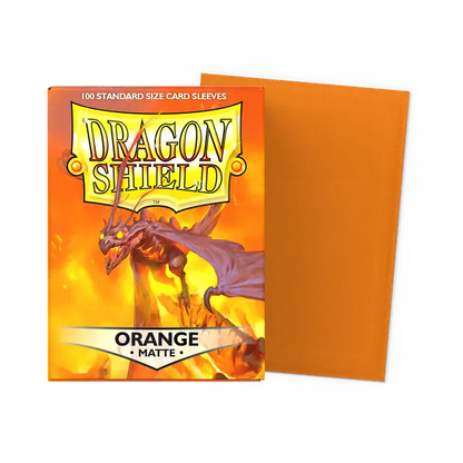 Dragon Shield Sleeves - Matte Orange