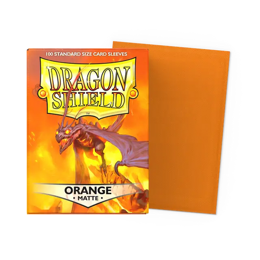 Dragon Shield Sleeves - Matte Orange