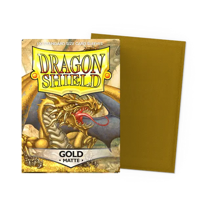 Dragon Shield Sleeves - Matte Gold