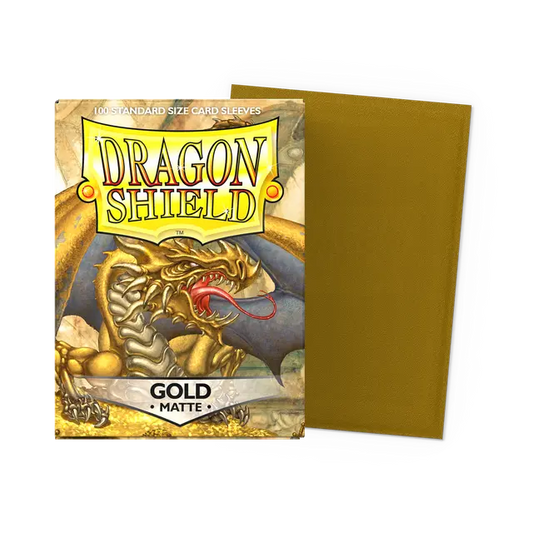 Dragon Shield Sleeves - Matte Gold