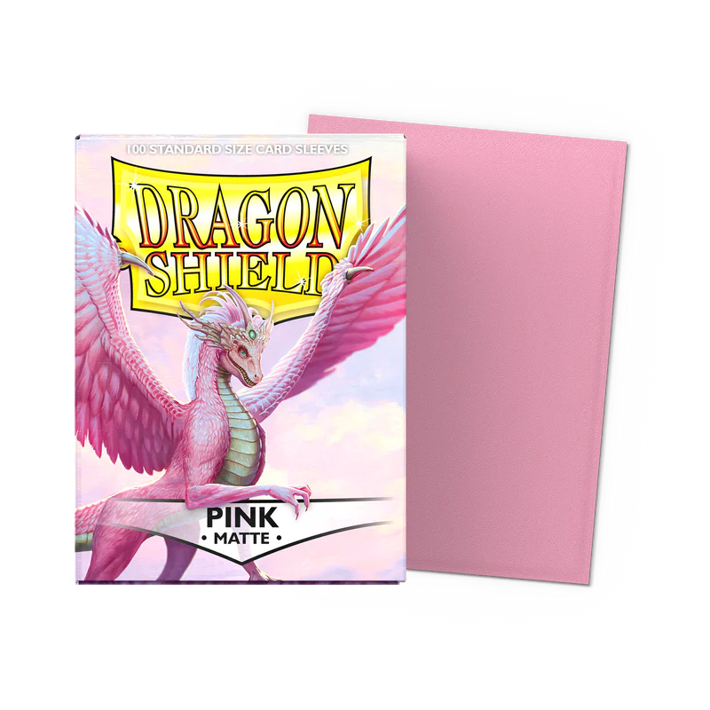 Dragon Shield Sleeves - Matte Pink