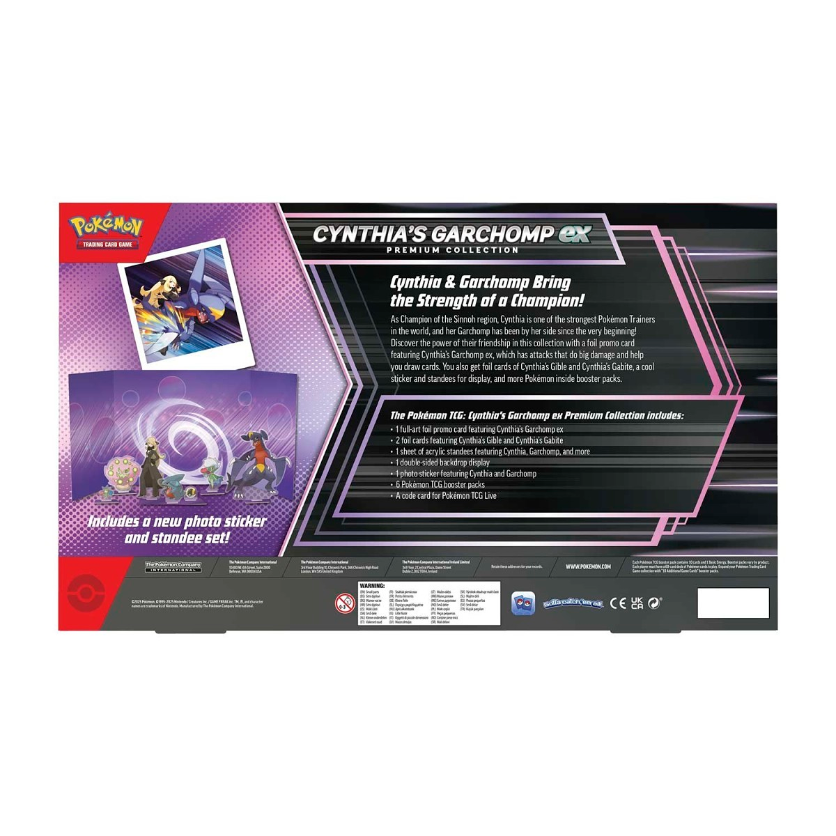 Cynthia's Garchomp ex Premium Collection Pokémon TCG