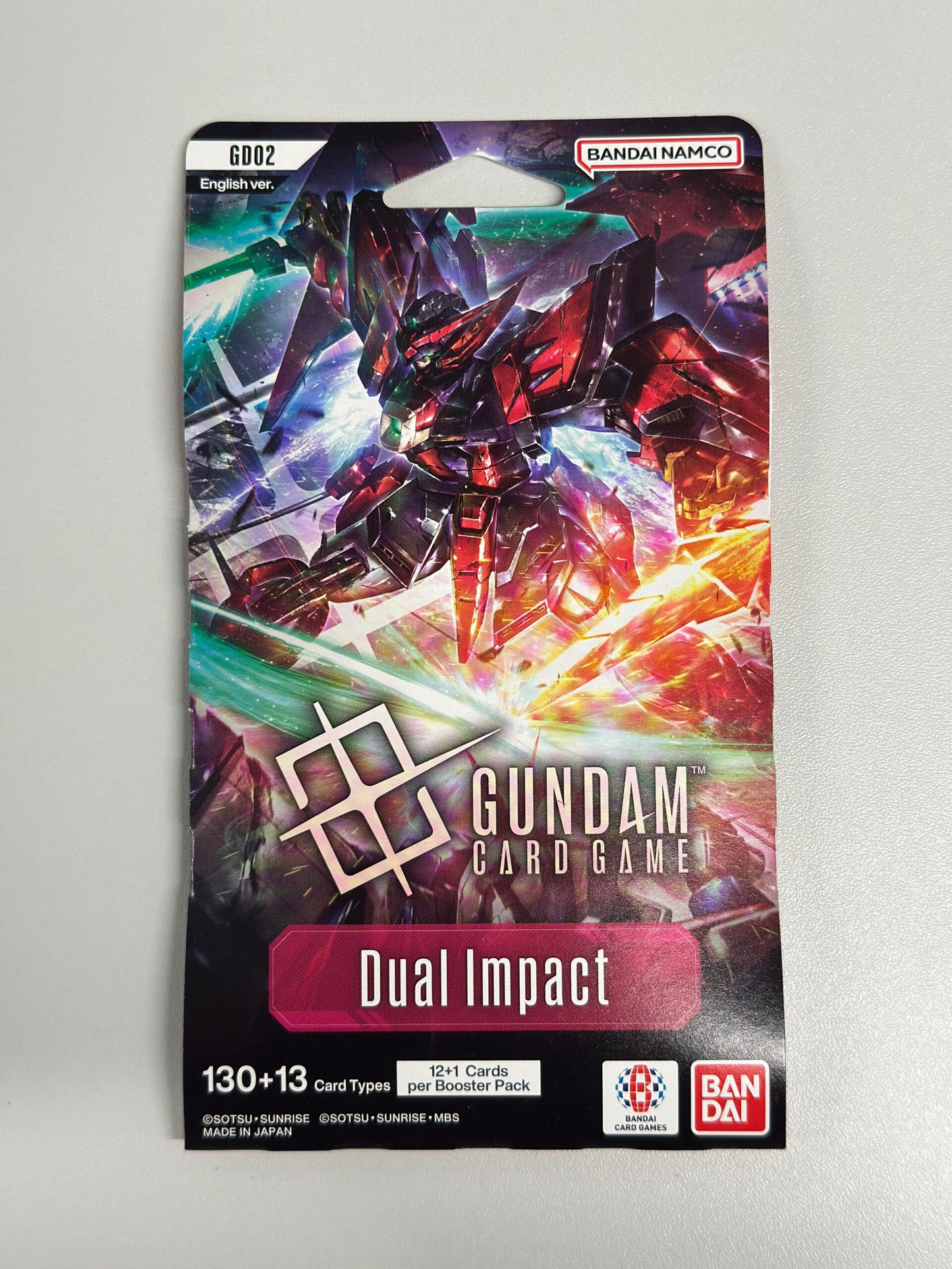 Gundam CG: Dual Impact (GD02) Sleeved Booster Pack