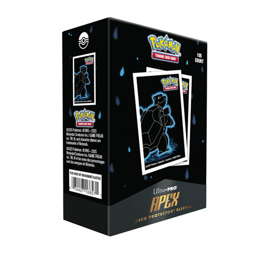 Ultra Pro Deck Protectors: Pokémon Apex - Neon Kanto Blastoise (105ct)