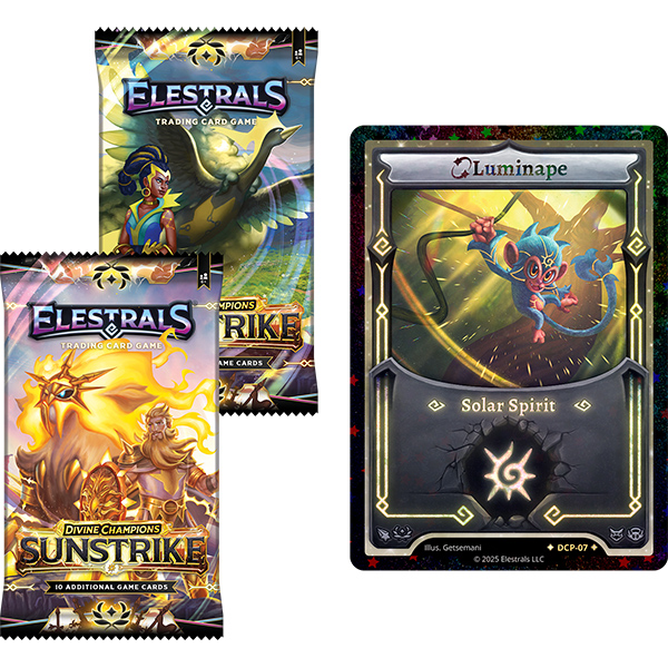 Elestrals TCG: Divine Champions - Sunstrike Stellar Luminape Double Blister Pack