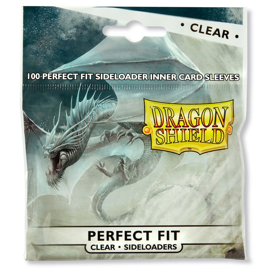 Dragon Shield Sleeves - Perfect Fit Thick Sideloader Inner Sleeves - Clear