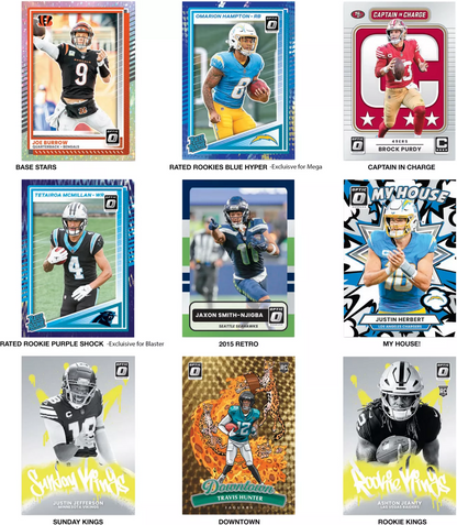 2025 Panini Donruss Optic Football Mega Box (LIMIT 5 PER HOUSEHOLD)