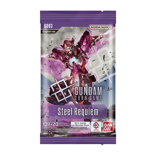 Gundam CG: Steel Requiem (GD03) Sleeved Booster Pack