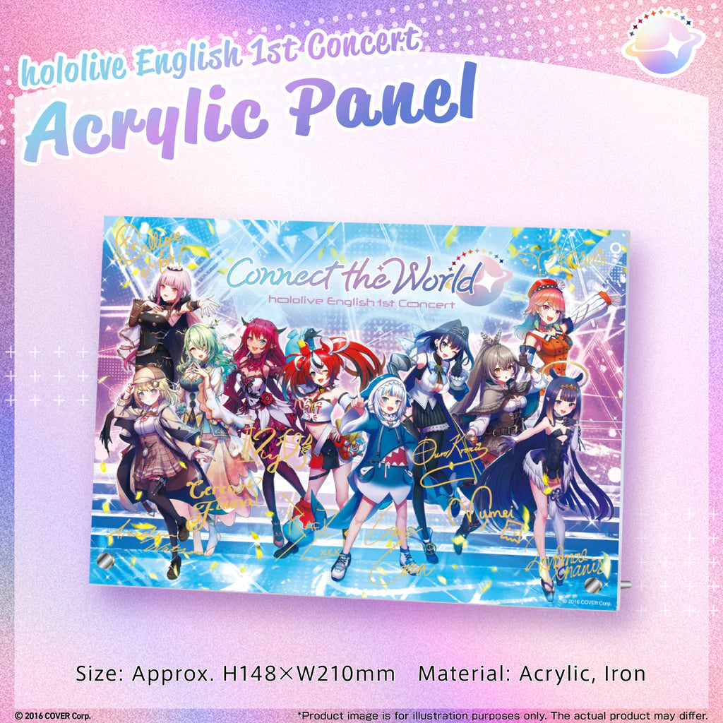 Hololive English 1st Concert Acrylic Panel