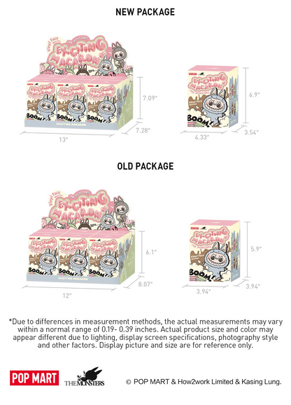 Labubu Exciting Macaron Vinyl Face Blind Box - THE MONSTERS