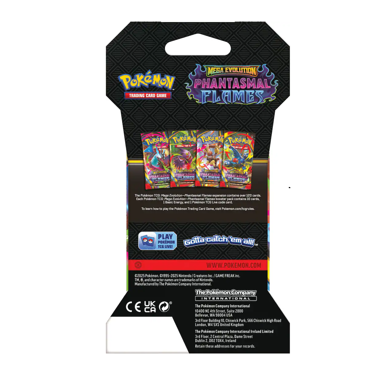 Phantasmal Flames Sleeved Booster Pack Pokmon TCG GC Hobby Phantasmal Flames Sleeved Booster Pack Pokmon TCG GC Hobby